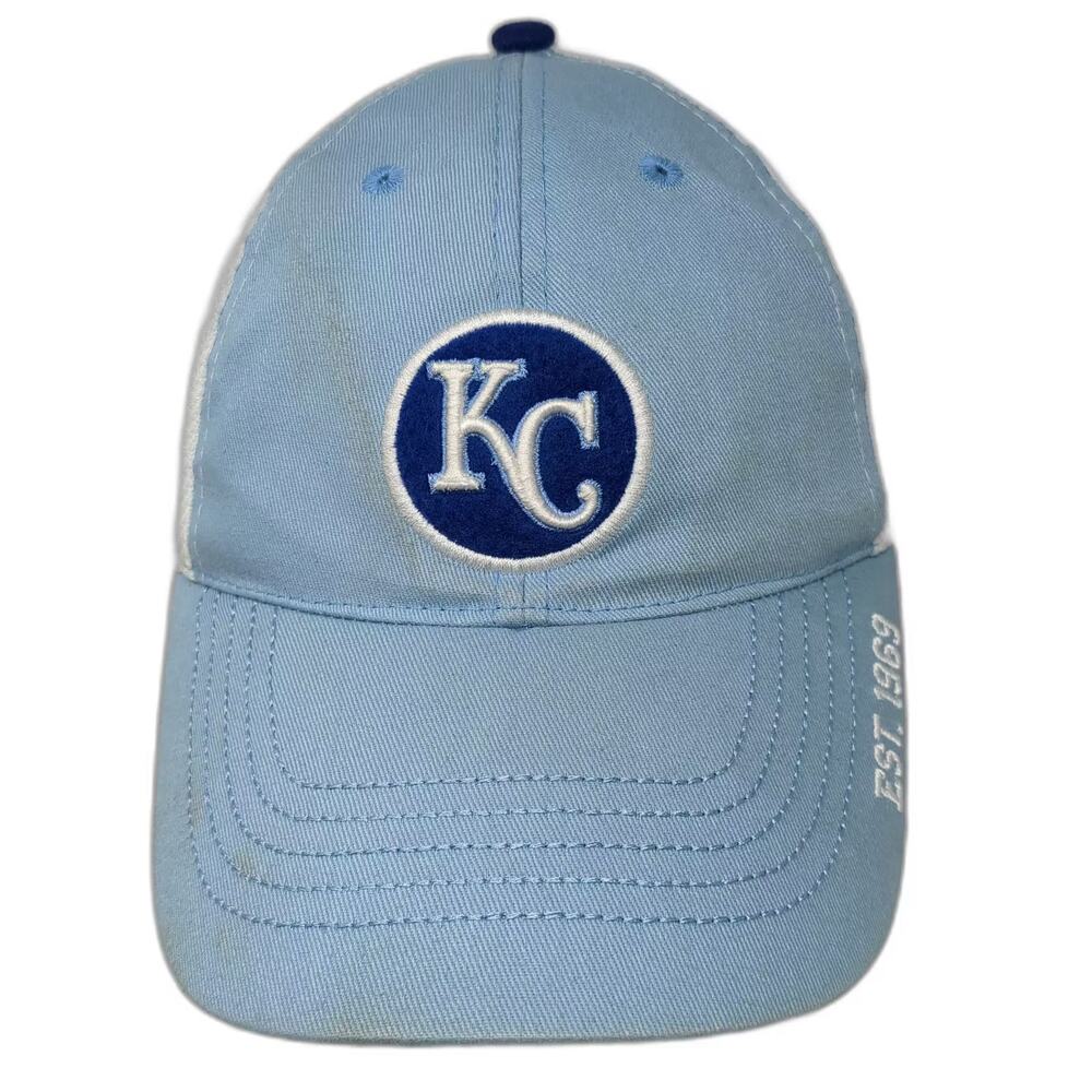 Kansas City Royals MLB BDA Blue Baseball Cap One Size Mesh Back EST 1969 Logo